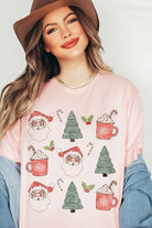 CHRISTMAS GRAPHIC PLUS SIZE TEE / T-SHIRT ROSEMEAD LOS ANGELES CO