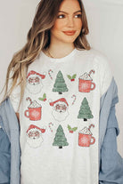 CHRISTMAS GRAPHIC PLUS SIZE TEE / T-SHIRT ROSEMEAD LOS ANGELES CO