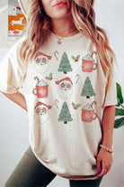 CHRISTMAS GRAPHIC PLUS SIZE TEE / T-SHIRT ROSEMEAD LOS ANGELES CO