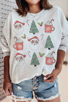 CHRISTMAS COLLECTION GRAPHIC PLUS SIZE SWEATSHIRT ROSEMEAD LOS ANGELES CO