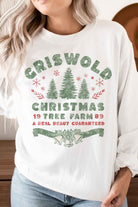 CHRISTMAS TREE FARM GRAPHIC PLUS SIZE SWEATSHIRT ROSEMEAD LOS ANGELES CO