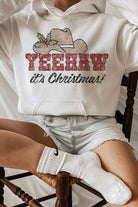 YEEHAW COUNTRY CHRISTMAS GRAPHIC HOODIE ROSEMEAD LOS ANGELES CO