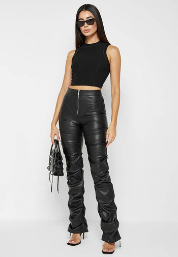 SEXY PU LEATHER PANTS By Claude