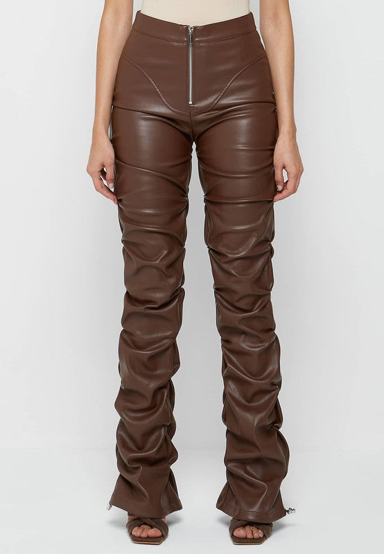 SEXY PU LEATHER PANTS By Claude