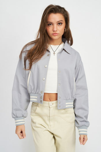 COLLARED BOMBER JACKET Emory Park