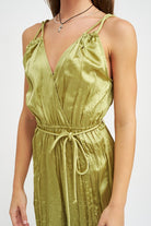 PLEARED WIDE LEG JUMPSUIT Emory Park