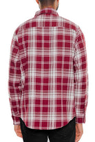 LONG SLEEVE FLANNEL FULL PLAID CHECKERED SHIRT WEIV