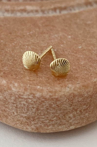 Mini Shell Studs HONEYCAT Jewelry