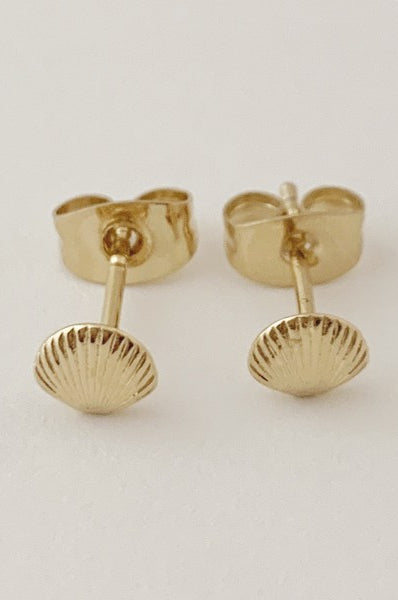 Mini Shell Studs HONEYCAT Jewelry