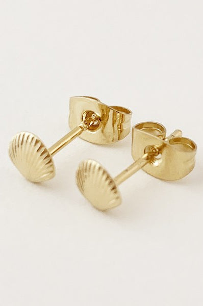 Mini Shell Studs HONEYCAT Jewelry