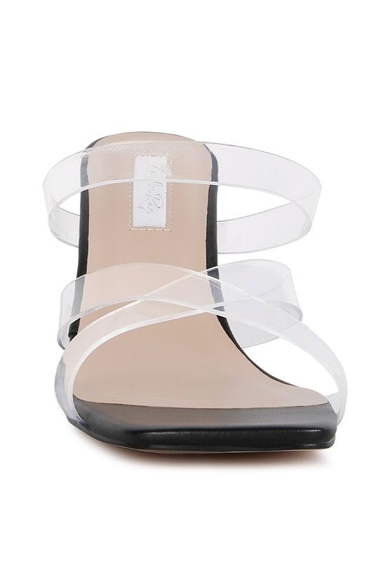 Star Ivy Clear Spool Heeled Sandal Rag Company