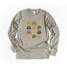 St. Patrick's Day Chart Long Sleeve Graphic Tee Olive and Ivory Wholesale