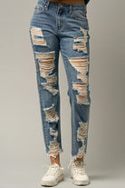 PREMIUM HEAVY DISTRESSED STRAIGHT JEANS Insane Gene