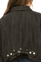 Women's Washed Denim Jacket Annva USA