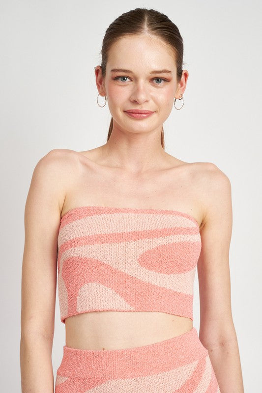 COLOR BLOCKED TUBE TOP Emory Park