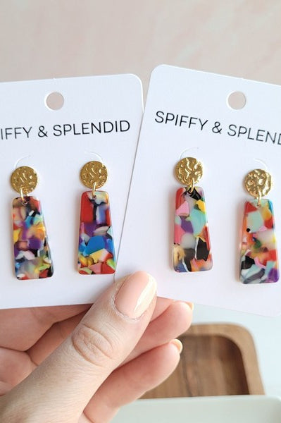 Mia Mini Earrings - Fiesta Spiffy & Splendid