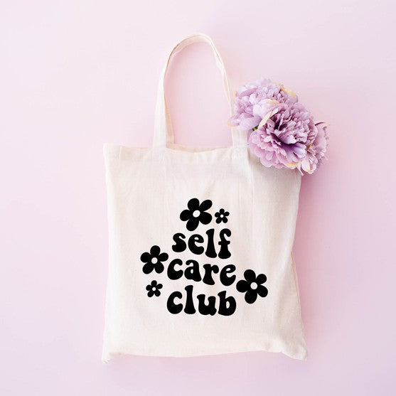 Self Care Club Flowers Tote City Creek Prints