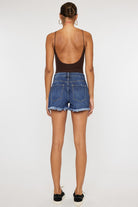 High Rise Mom Shorts - KC9145D Kan Can USA