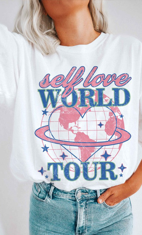 SELF LOVE WORLD TOUR GRAPHIC TEE BLUME AND CO.