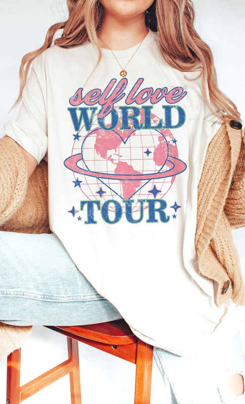 SELF LOVE WORLD TOUR GRAPHIC TEE BLUME AND CO.