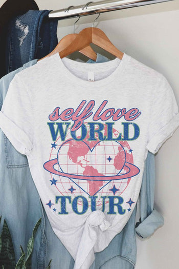 SELF LOVE WORLD TOUR GRAPHIC TEE BLUME AND CO.