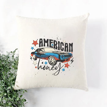 American Car Honey Pillow Cover City Creek Prints