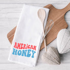 American Honey Wavy Tea Towel City Creek Prints