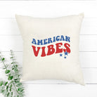 American Vibes Wavy Stars Pillow Cover City Creek Prints