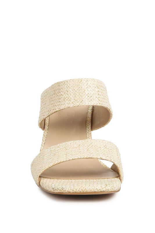 Alodia Slim Block Heel Sandals Rag Company