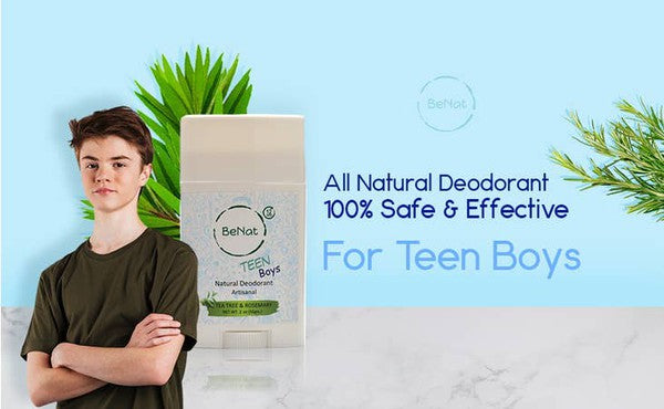 All-natural Deodorants for Kids & Teens BeNat