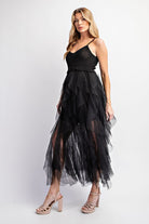 LOVELY TULLE MIDI CROCHET DRESS Sweet Generis