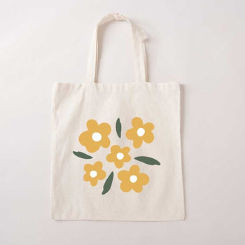 Yellow Daisies Tote City Creek Prints