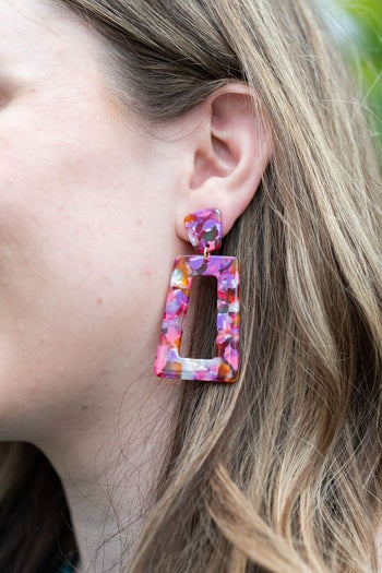 Avery Earrings - Paradise Pink Spiffy & Splendid