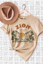 ZION NATIONAL PARK GRAPHIC TEE BLUME AND CO.