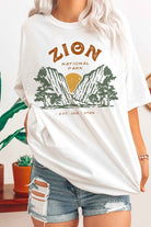 ZION NATIONAL PARK GRAPHIC TEE BLUME AND CO.