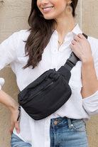 Adventurer Nylon Sling Belt Bag Aili's Corner