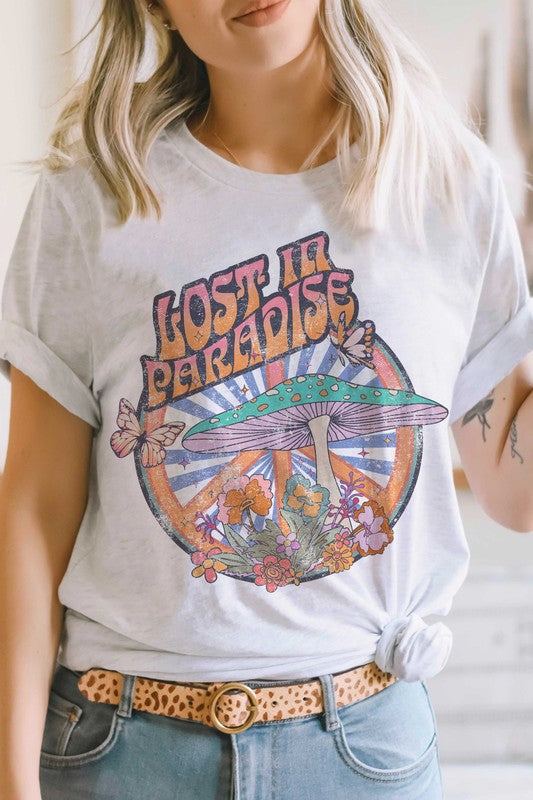 GROOVY LOST IN PARADISE GRAPHIC TEE BLUME AND CO.