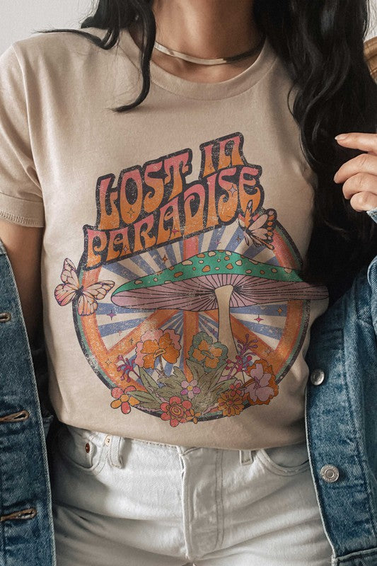 GROOVY LOST IN PARADISE GRAPHIC TEE BLUME AND CO.