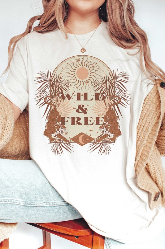 WILD & FREE GRAPHIC TEE BLUME AND CO.