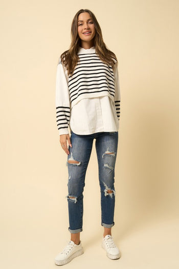 Destroyed Boyfriend Jeans Denim Lab USA