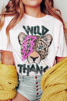 WILD THANG LIGHTNING LEOPARD GRAPHIC T-SHIRT BLUME AND CO.