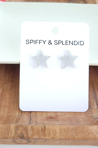 Liberty Star Studs - Silver Spiffy & Splendid