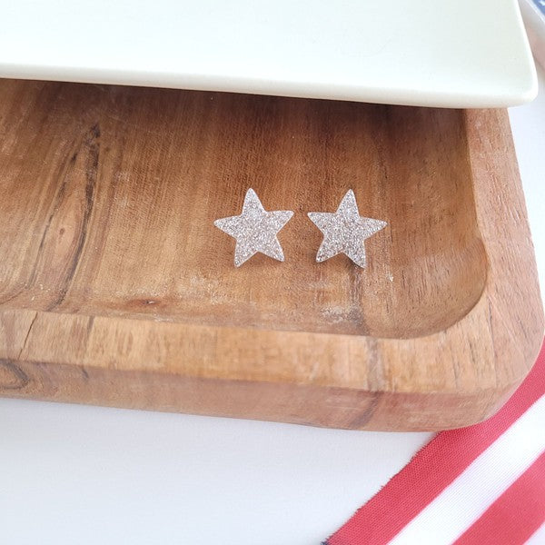 Liberty Star Studs - Silver Spiffy & Splendid