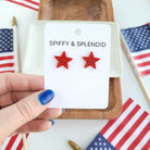 Liberty Star Studs - Red Spiffy & Splendid