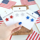 Liberty Star Studs - Red Spiffy & Splendid