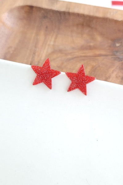 Liberty Star Studs - Red Spiffy & Splendid