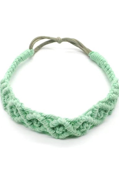 N E W C O L O R S Boho crochet elastic head wrap LA3accessories