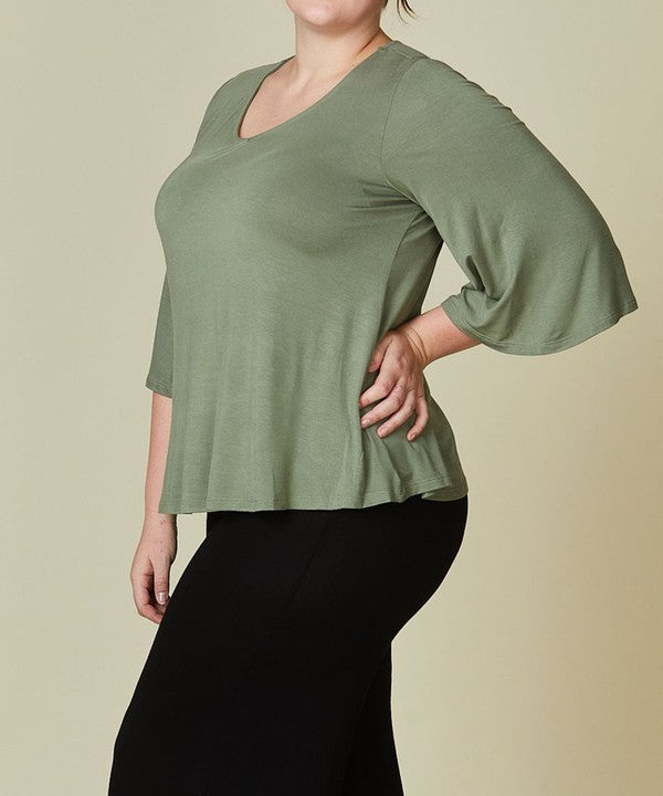 BAMBOO MISSYDAY CURVY TOP Fabina