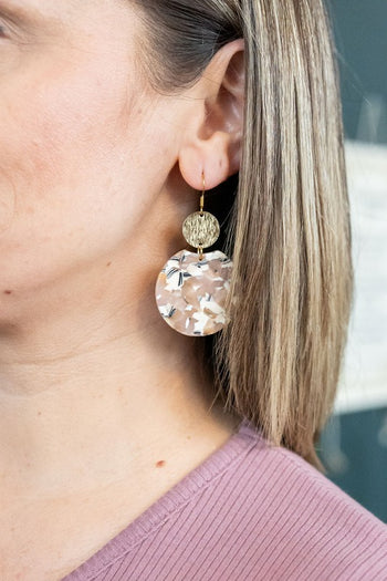 Zoey Earrings - Sandstone Spiffy & Splendid