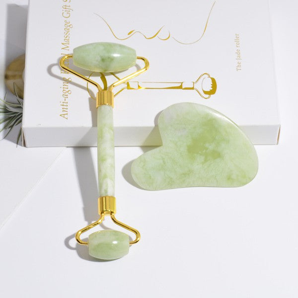 Jade Roller & Gua Sha Gift Box BeNat